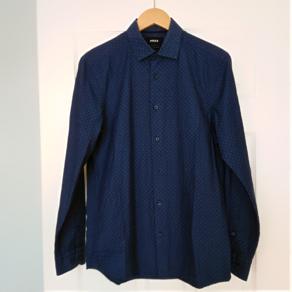 MEXX men's casual long sleeve cotton shirt